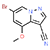 6-溴-4-甲氧基吡唑并[1,5-a]吡啶-3-甲腈